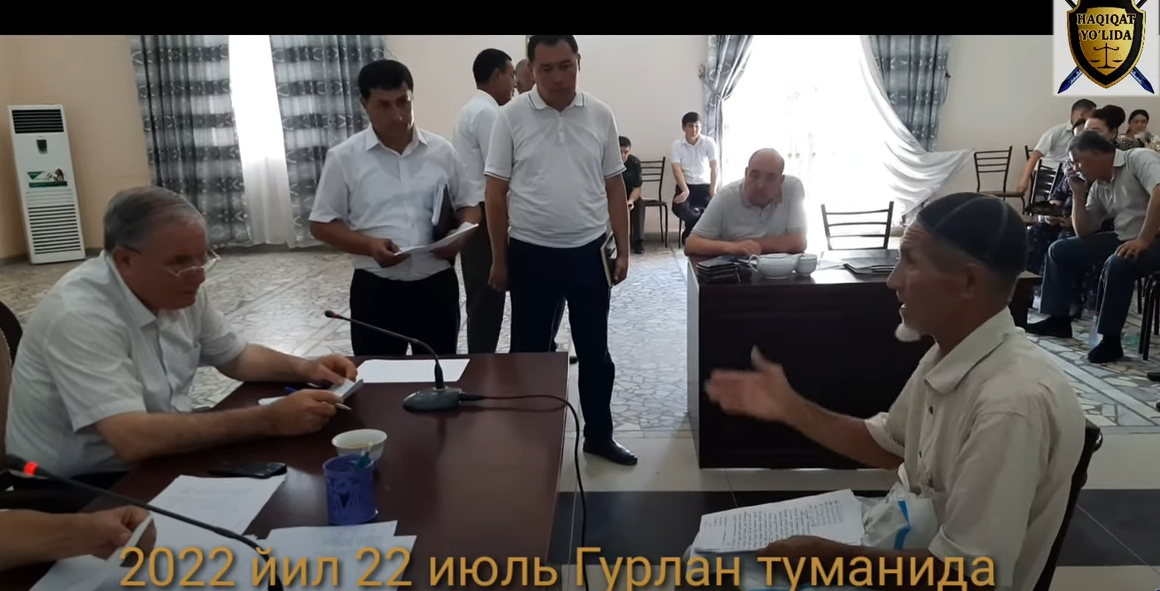 Вилоят ҳокими қабулидан лавхалар.