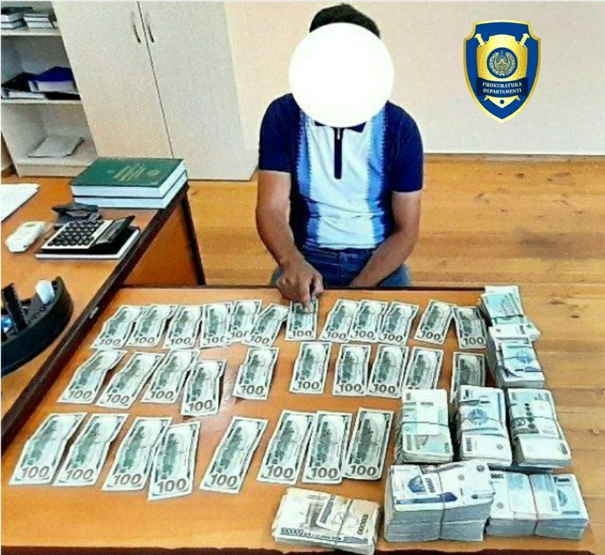 Шовот туманида чет эл валютасини ноқонуний муомалага киритилишининг олди олинди.
