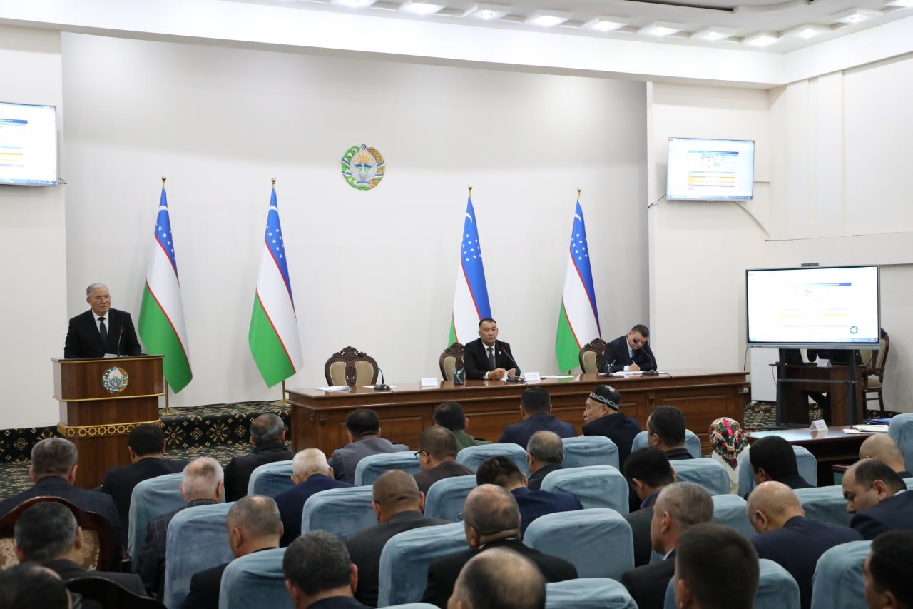 Gurlan tuman Kengashining navbatdan tashqari sessiyasi.